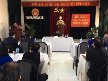Thanh tra tỉnh triển khai nhiệm vụ công tác thanh tra năm 2018